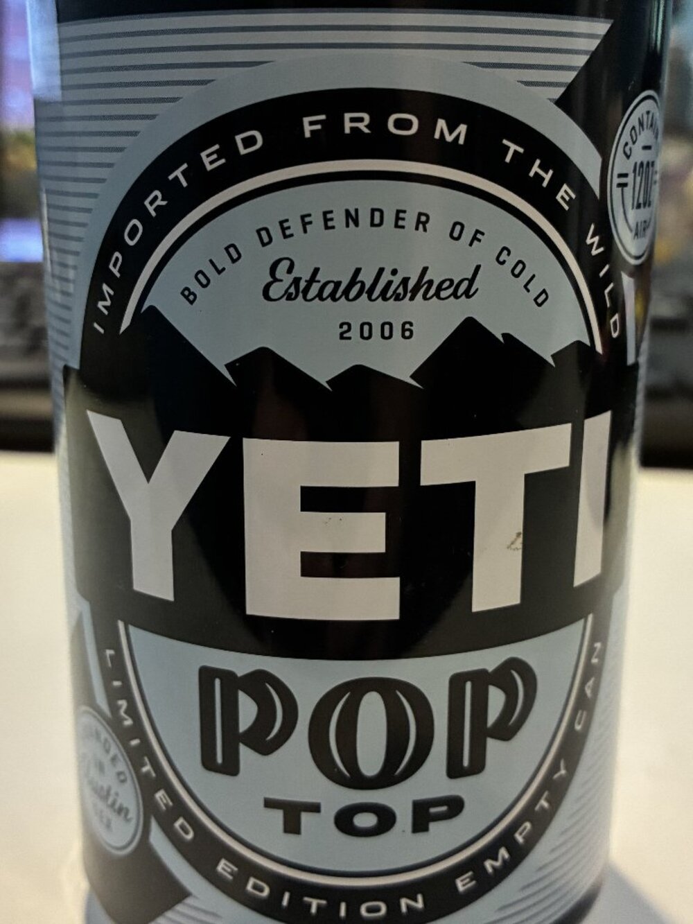 🧊 “Limited Edition YETI Pop Top — All Attitude, No Liquid!”